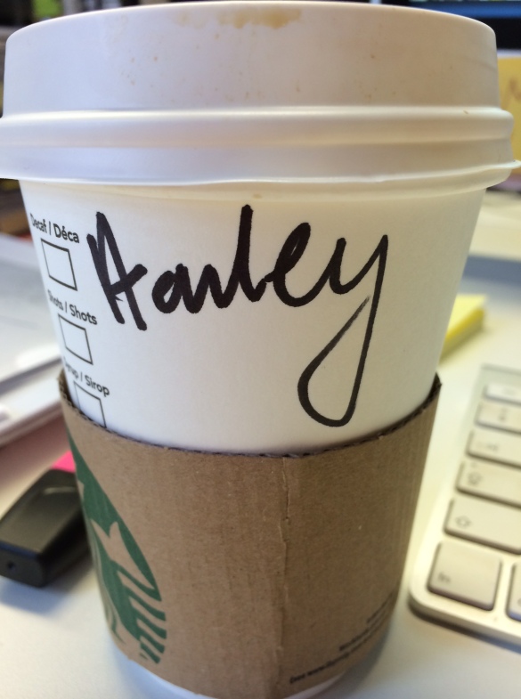 Starbucks - What's my name today? Success? (04/04/14 - London Bridge, St Thomas Street)